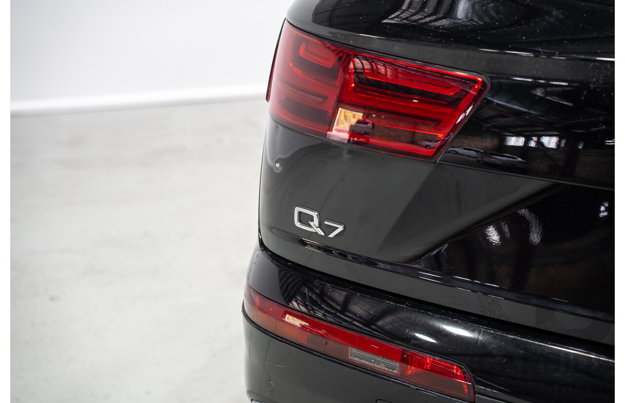 01/2016 Audi Q7 3.0 TDI Quattro 4M 4d Wagon Deep Black Turbo Diesel 3.0L