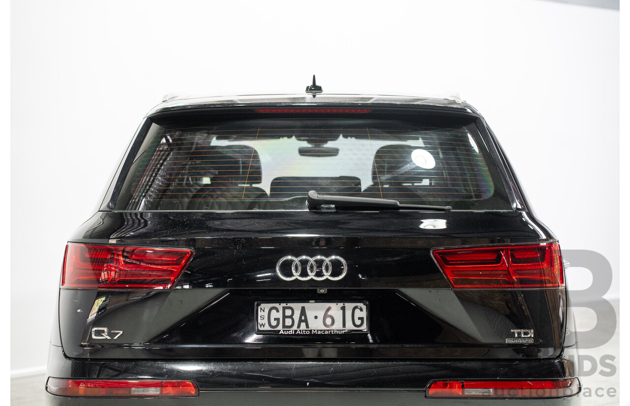 01/2016 Audi Q7 3.0 TDI Quattro 4M 4d Wagon Deep Black Turbo Diesel 3.0L