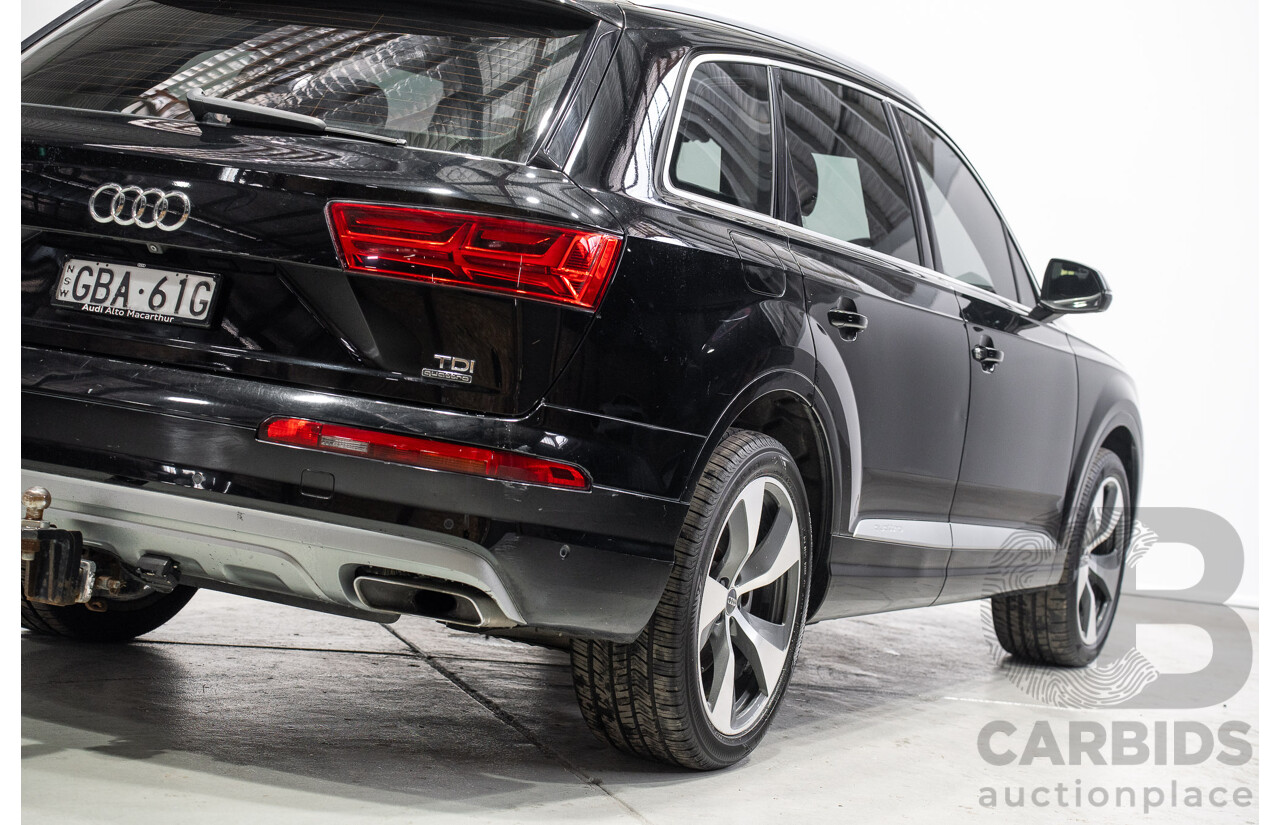 01/2016 Audi Q7 3.0 TDI Quattro 4M 4d Wagon Deep Black Turbo Diesel 3.0L