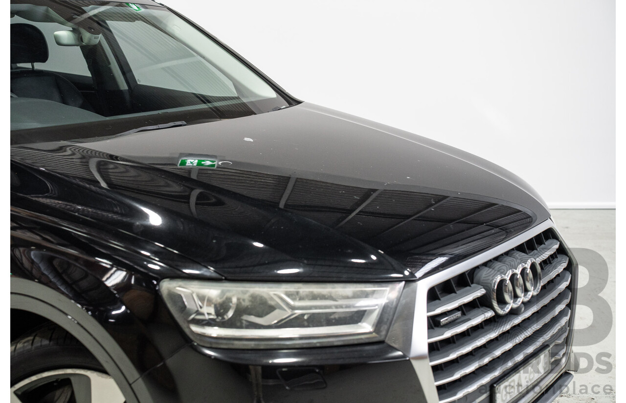 01/2016 Audi Q7 3.0 TDI Quattro 4M 4d Wagon Deep Black Turbo Diesel 3.0L