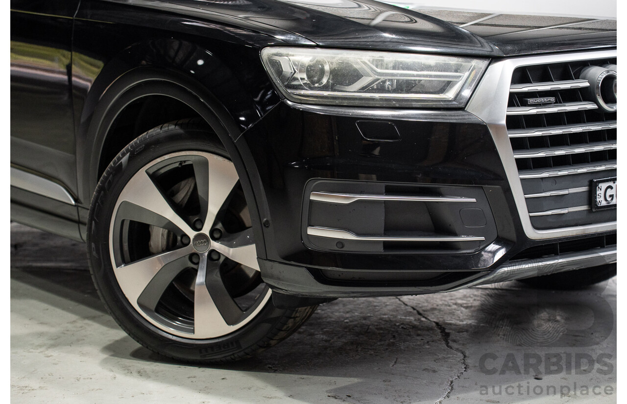 01/2016 Audi Q7 3.0 TDI Quattro 4M 4d Wagon Deep Black Turbo Diesel 3.0L