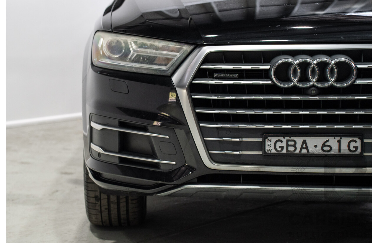 01/2016 Audi Q7 3.0 TDI Quattro 4M 4d Wagon Deep Black Turbo Diesel 3.0L