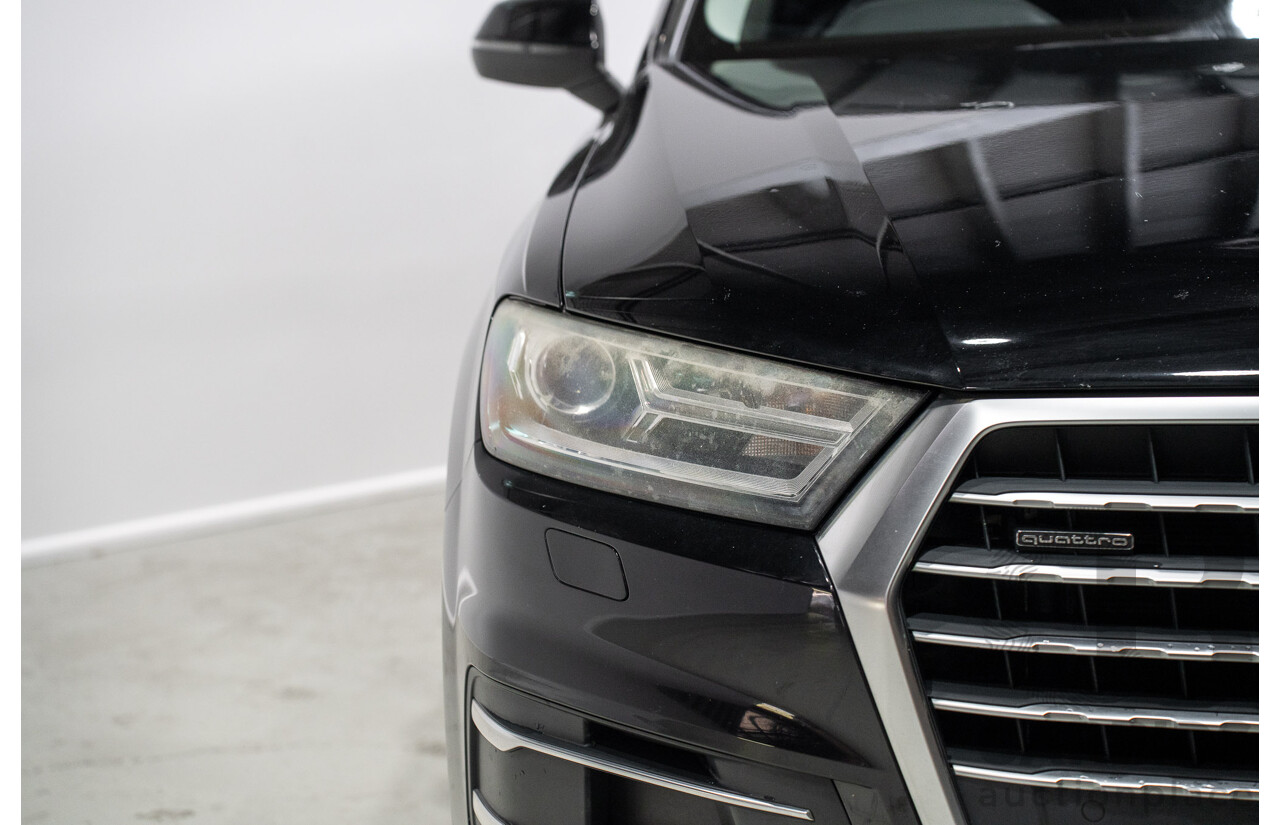 01/2016 Audi Q7 3.0 TDI Quattro 4M 4d Wagon Deep Black Turbo Diesel 3.0L