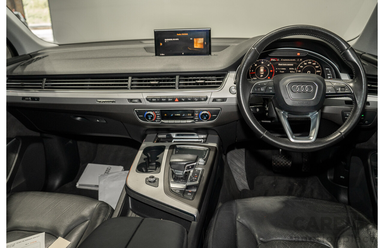 01/2016 Audi Q7 3.0 TDI Quattro 4M 4d Wagon Deep Black Turbo Diesel 3.0L