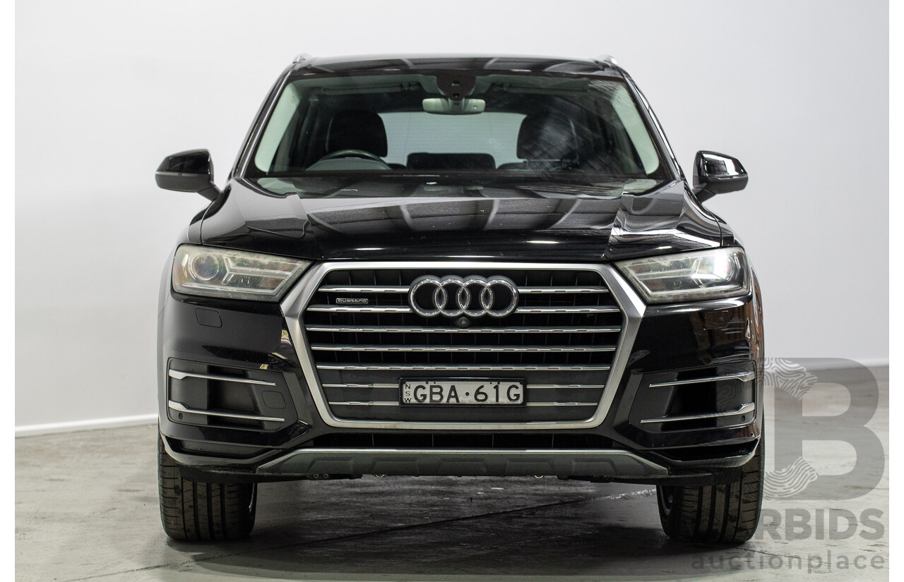 01/2016 Audi Q7 3.0 TDI Quattro 4M 4d Wagon Deep Black Turbo Diesel 3.0L