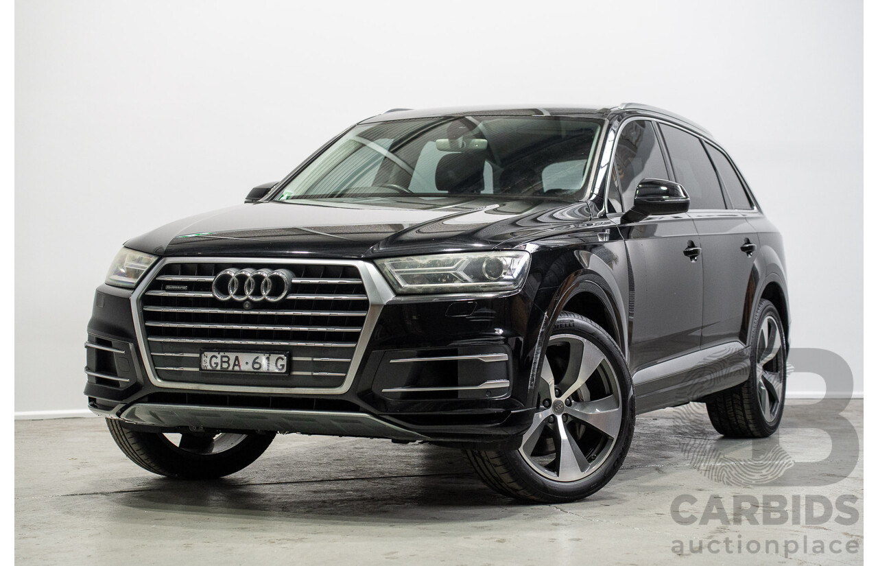 01/2016 Audi Q7 3.0 TDI Quattro 4M 4d Wagon Deep Black Turbo Diesel 3.0L