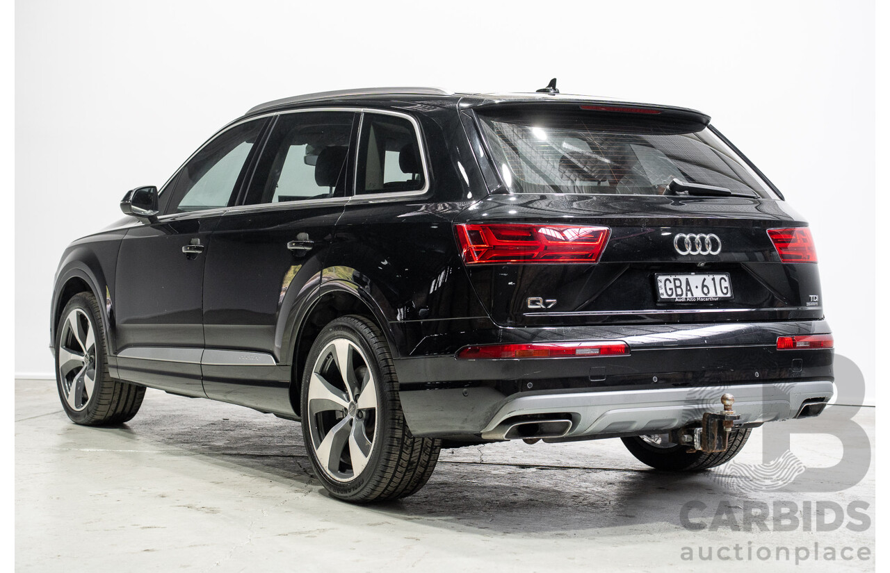 01/2016 Audi Q7 3.0 TDI Quattro 4M 4d Wagon Deep Black Turbo Diesel 3.0L