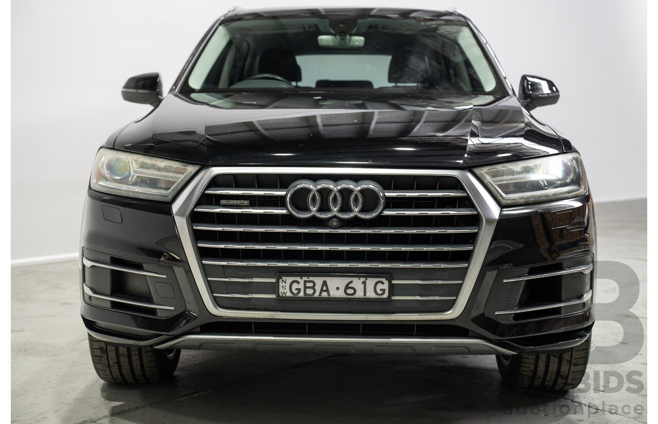 01/2016 Audi Q7 3.0 TDI Quattro 4M 4d Wagon Deep Black Turbo Diesel 3.0L