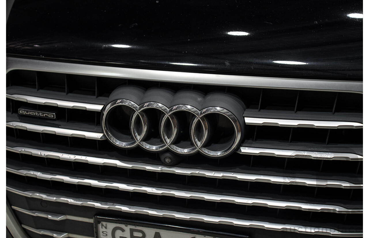 01/2016 Audi Q7 3.0 TDI Quattro 4M 4d Wagon Deep Black Turbo Diesel 3.0L