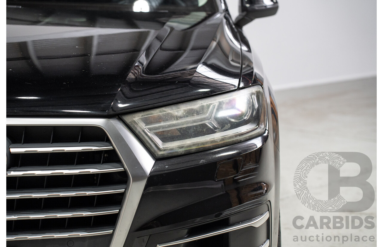 01/2016 Audi Q7 3.0 TDI Quattro 4M 4d Wagon Deep Black Turbo Diesel 3.0L