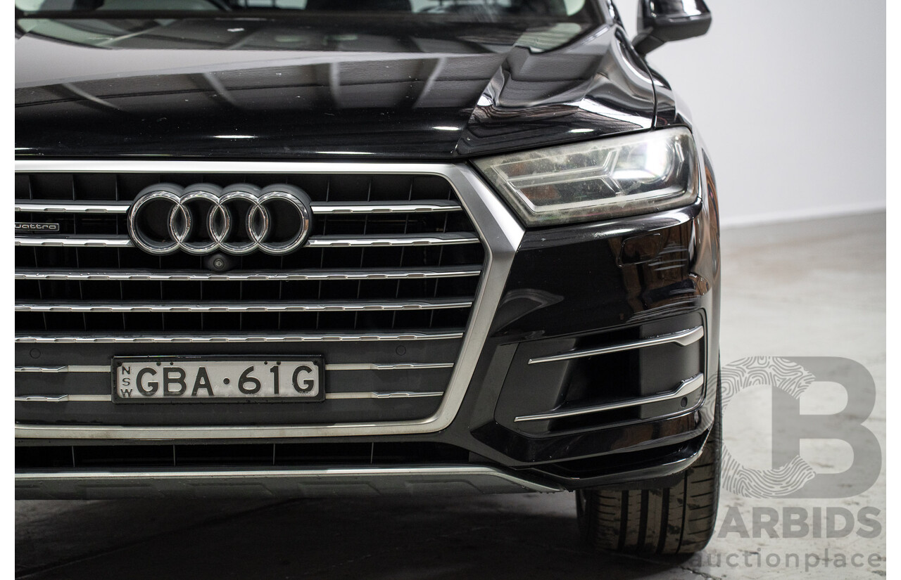 01/2016 Audi Q7 3.0 TDI Quattro 4M 4d Wagon Deep Black Turbo Diesel 3.0L
