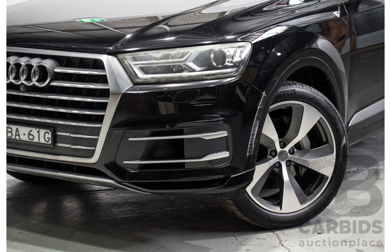01/2016 Audi Q7 3.0 TDI Quattro 4M 4d Wagon Deep Black Turbo Diesel 3.0L