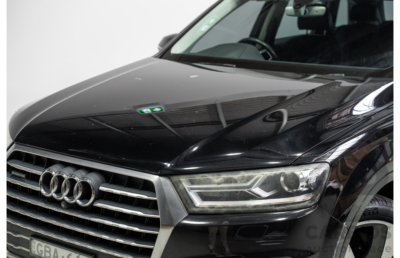 01/2016 Audi Q7 3.0 TDI Quattro 4M 4d Wagon Deep Black Turbo Diesel 3.0L