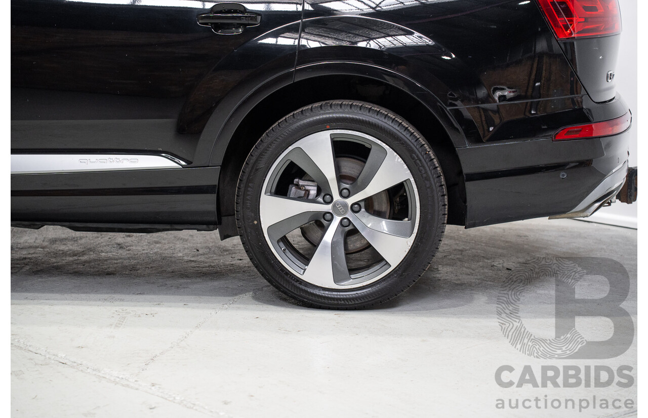 01/2016 Audi Q7 3.0 TDI Quattro 4M 4d Wagon Deep Black Turbo Diesel 3.0L