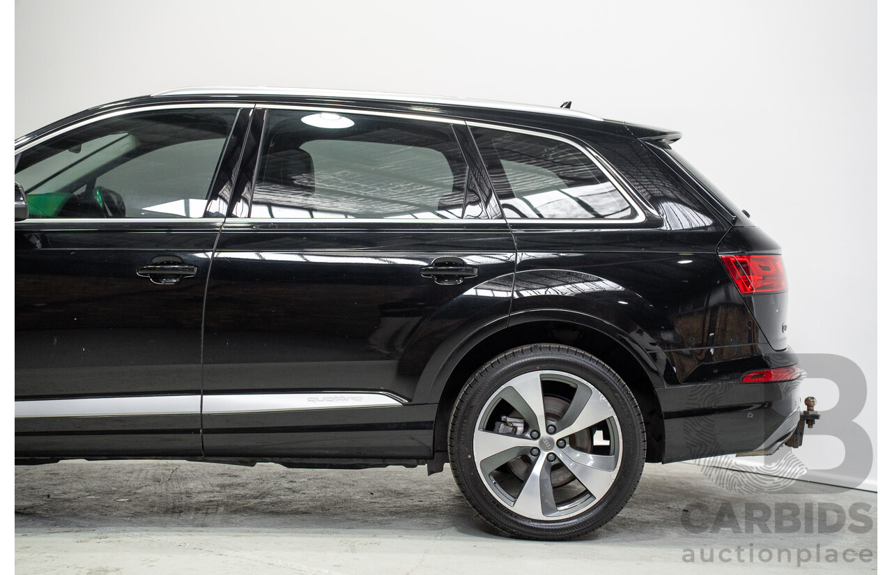 01/2016 Audi Q7 3.0 TDI Quattro 4M 4d Wagon Deep Black Turbo Diesel 3.0L