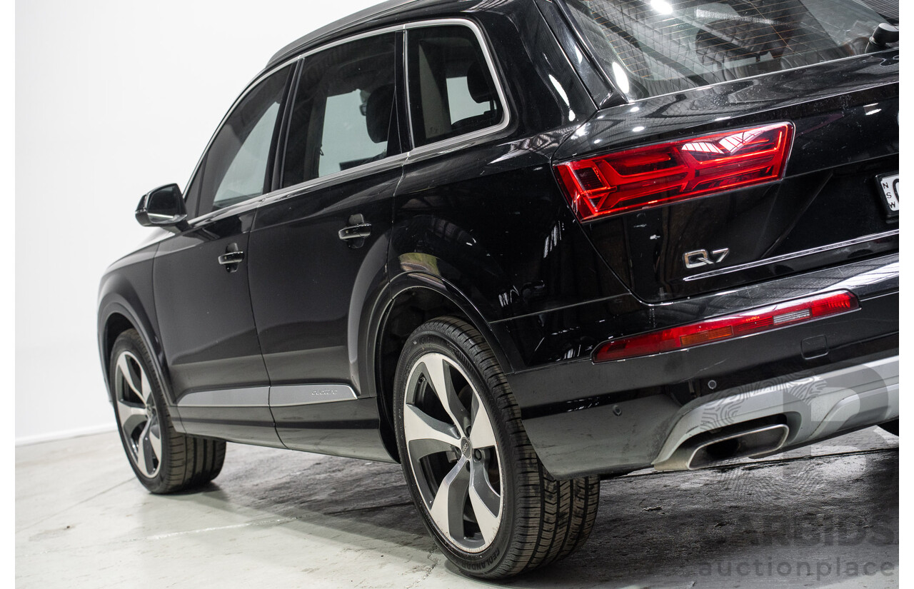 01/2016 Audi Q7 3.0 TDI Quattro 4M 4d Wagon Deep Black Turbo Diesel 3.0L