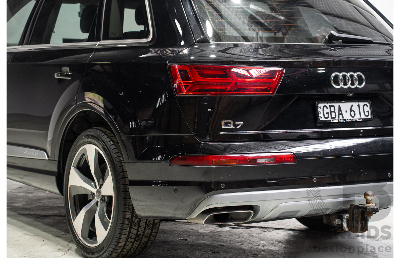 01/2016 Audi Q7 3.0 TDI Quattro 4M 4d Wagon Deep Black Turbo Diesel 3.0L