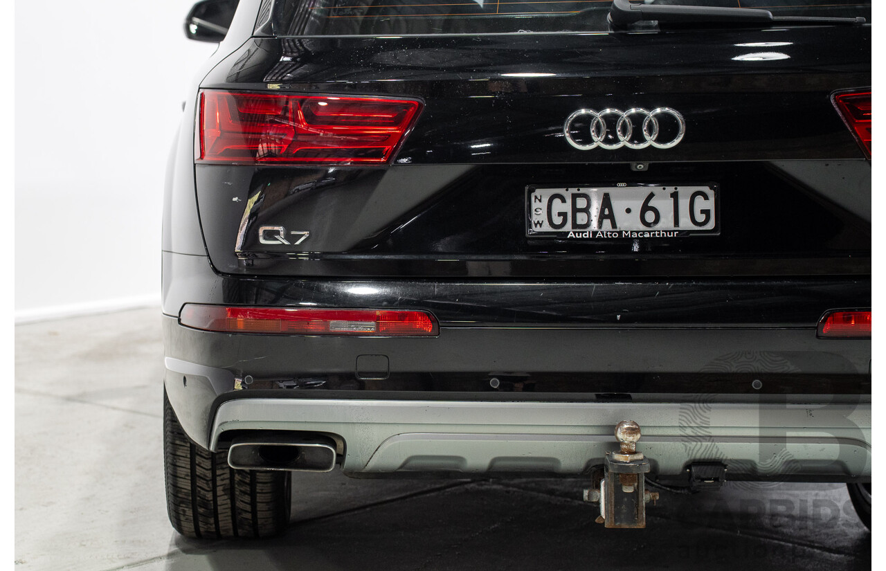 01/2016 Audi Q7 3.0 TDI Quattro 4M 4d Wagon Deep Black Turbo Diesel 3.0L