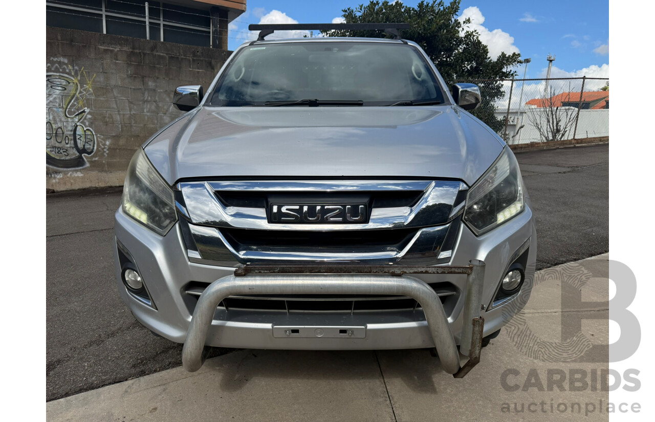 05/2017 Isuzu D-Max LS-U Hi-Ride TF MY17 Crew Cab Utility Silver Turbo Diesel 3.0L