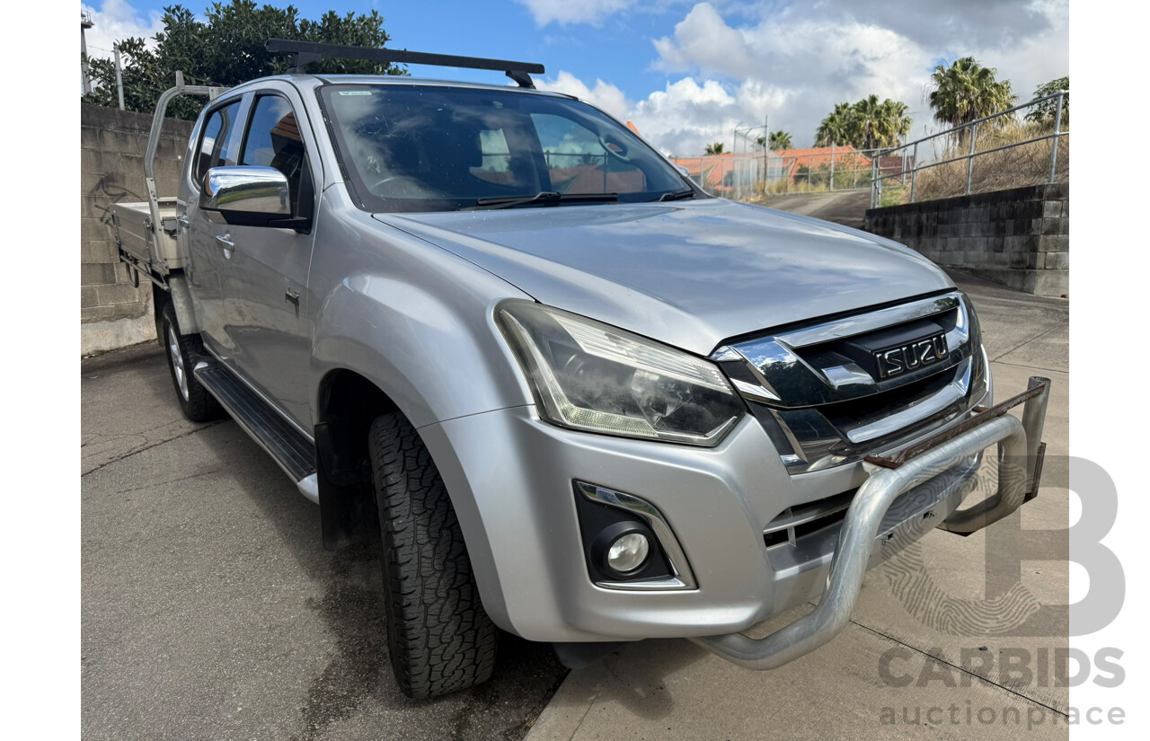 05/2017 Isuzu D-Max LS-U Hi-Ride TF MY17 Crew Cab Utility Silver Turbo Diesel 3.0L