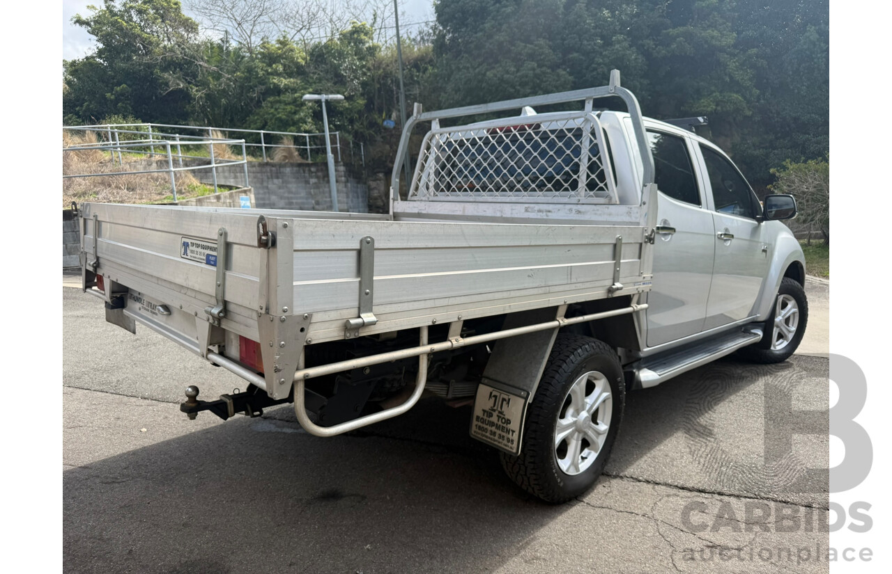 05/2017 Isuzu D-Max LS-U Hi-Ride TF MY17 Crew Cab Utility Silver Turbo Diesel 3.0L