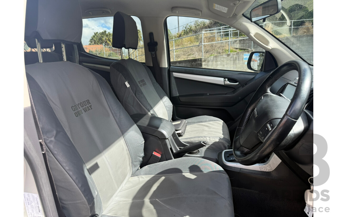 05/2017 Isuzu D-Max LS-U Hi-Ride TF MY17 Crew Cab Utility Silver Turbo Diesel 3.0L