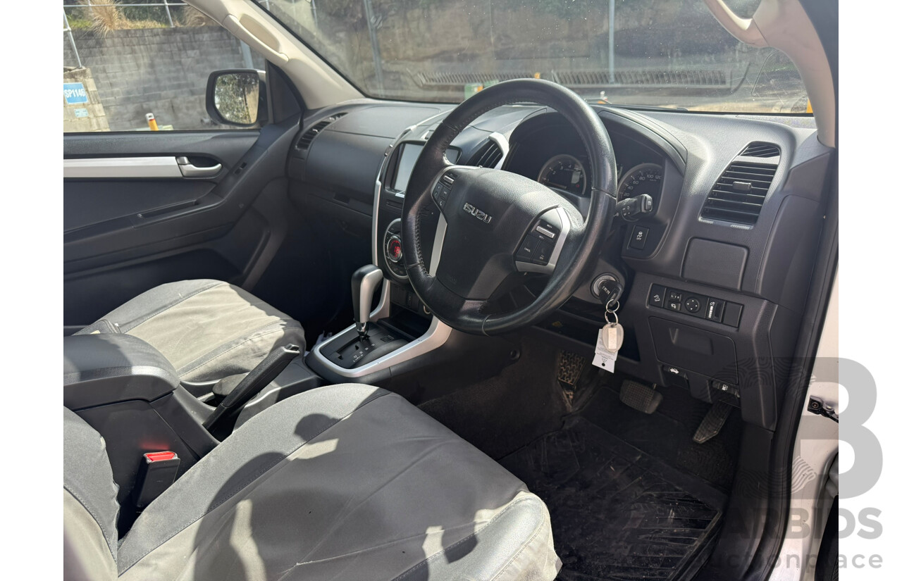 05/2017 Isuzu D-Max LS-U Hi-Ride TF MY17 Crew Cab Utility Silver Turbo Diesel 3.0L
