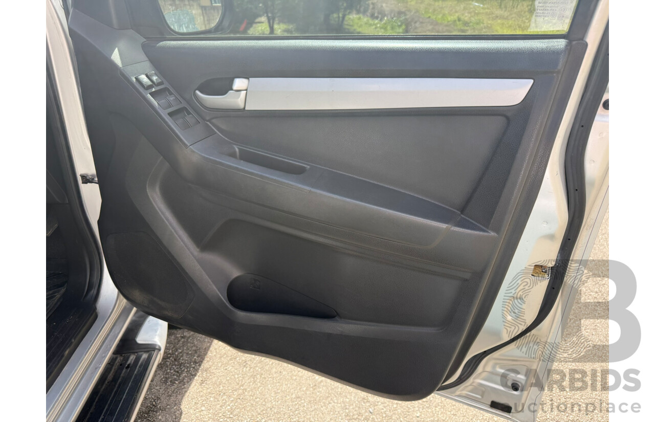 05/2017 Isuzu D-Max LS-U Hi-Ride TF MY17 Crew Cab Utility Silver Turbo Diesel 3.0L