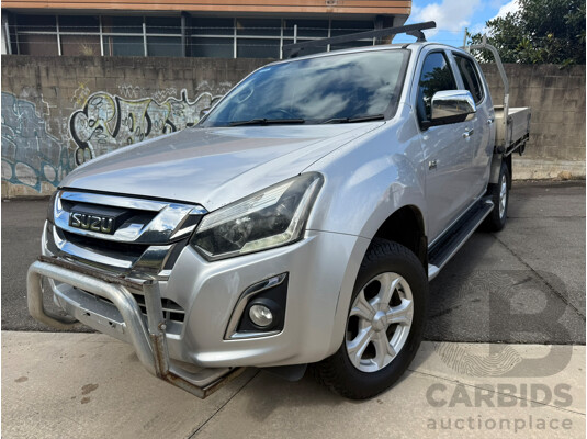 05/2017 Isuzu D-Max LS-U Hi-Ride TF MY17 Crew Cab Utility Silver Turbo Diesel 3.0L