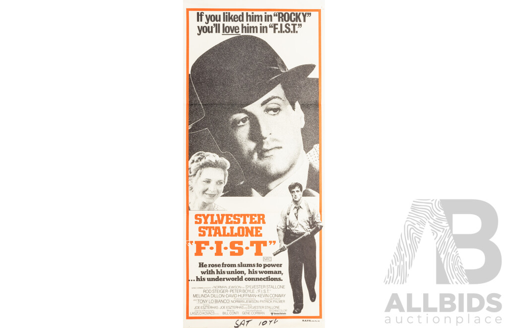 F.I.S.T. (1978), Original Australian Daybill Cinema Poster
