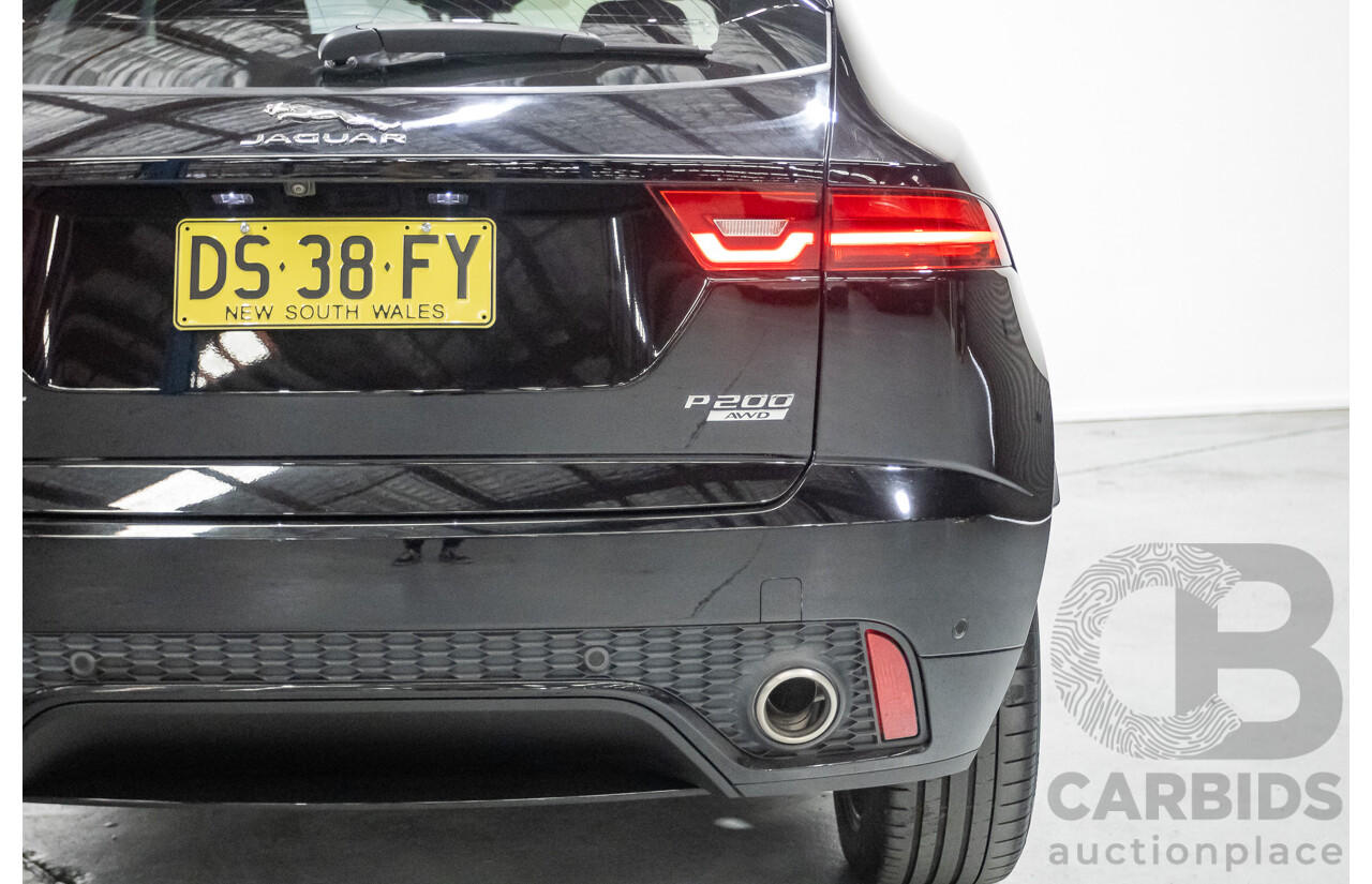 4/2019 Jaguar E-Pace P200 R-Dynamic S (AWD) X540 MY19 4d Wagon Narvik Black Turbo 2.0L