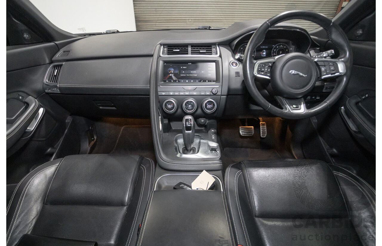 4/2019 Jaguar E-Pace P200 R-Dynamic S (AWD) X540 MY19 4d Wagon Narvik Black Turbo 2.0L