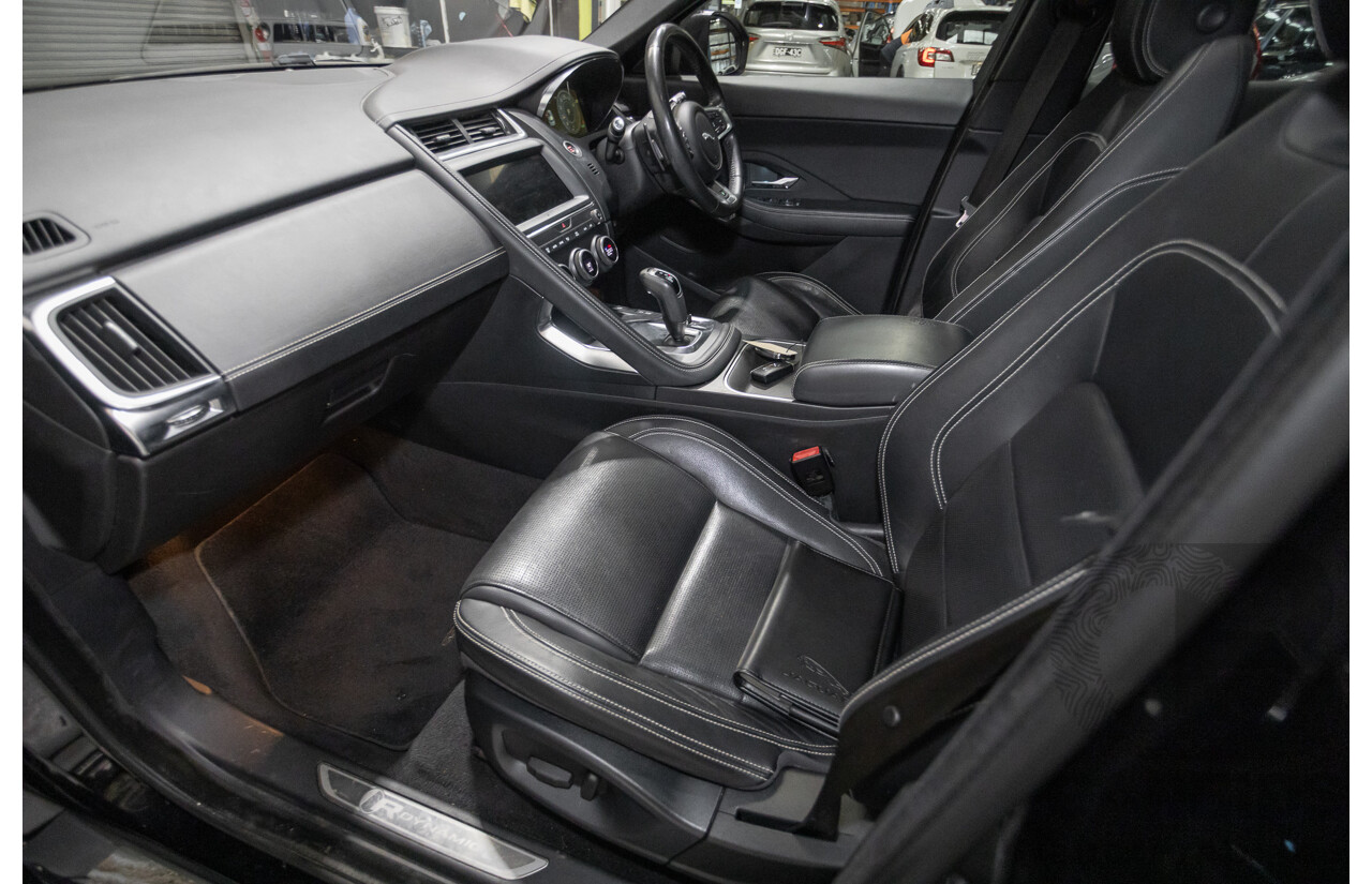 4/2019 Jaguar E-Pace P200 R-Dynamic S (AWD) X540 MY19 4d Wagon Narvik Black Turbo 2.0L