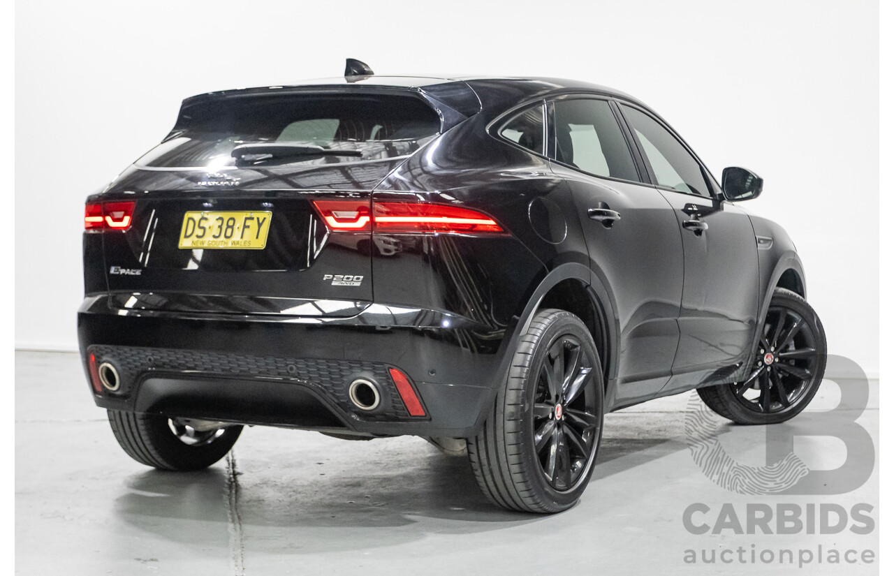 4/2019 Jaguar E-Pace P200 R-Dynamic S (AWD) X540 MY19 4d Wagon Narvik Black Turbo 2.0L