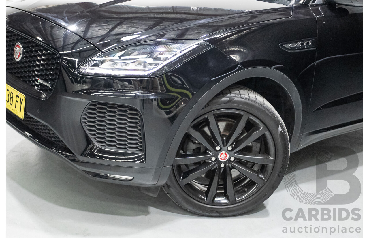 4/2019 Jaguar E-Pace P200 R-Dynamic S (AWD) X540 MY19 4d Wagon Narvik Black Turbo 2.0L