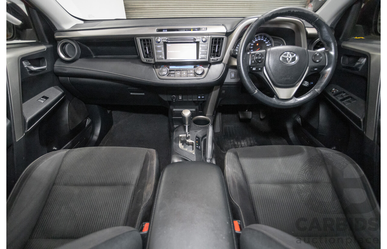 9/2014 Toyota Rav4 GXL (AWD) ASA44R MY14 4d Wagon Barcelona Red Metallic 2.5L