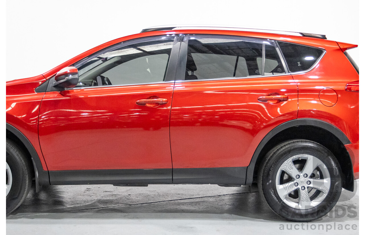 9/2014 Toyota Rav4 GXL (AWD) ASA44R MY14 4d Wagon Barcelona Red Metallic 2.5L