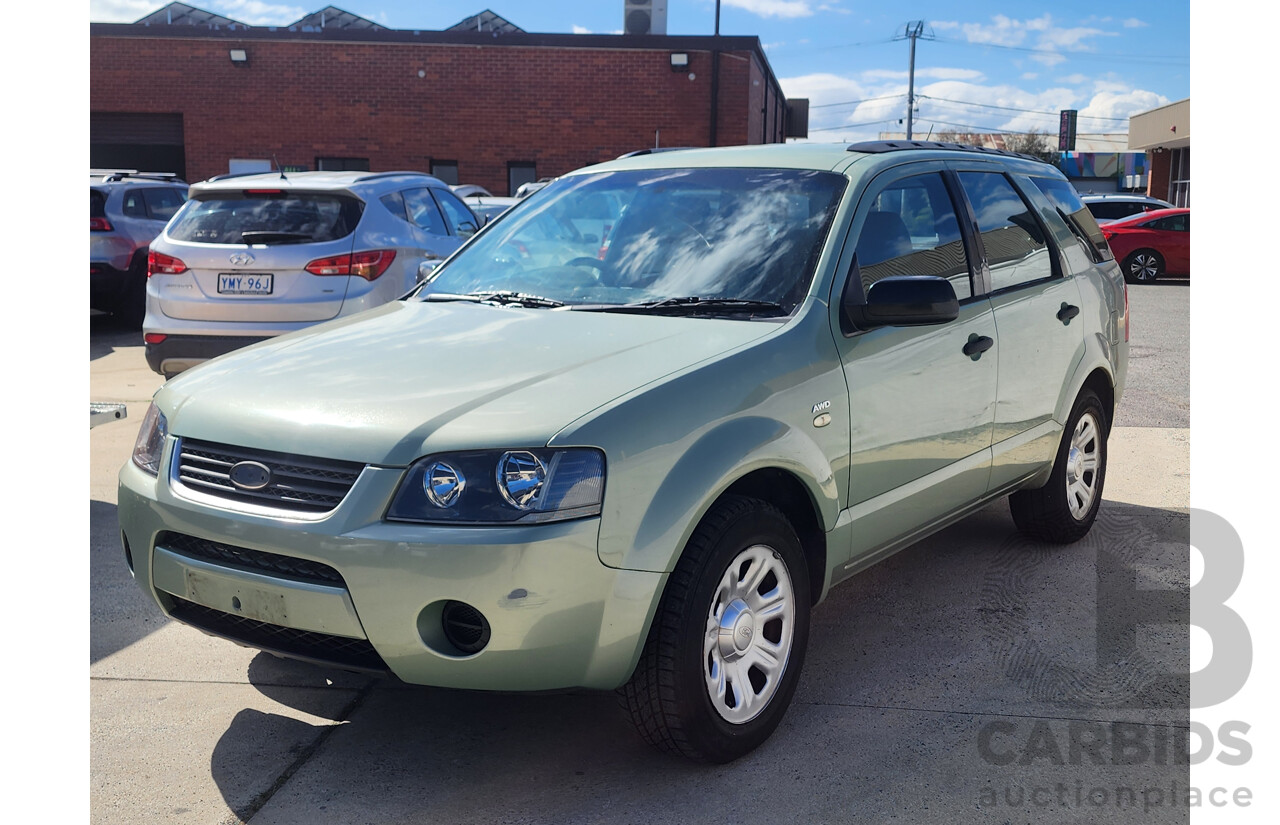 08/2007 Ford Territory TX (4x4) SY 4d Wagon Green 4.0L