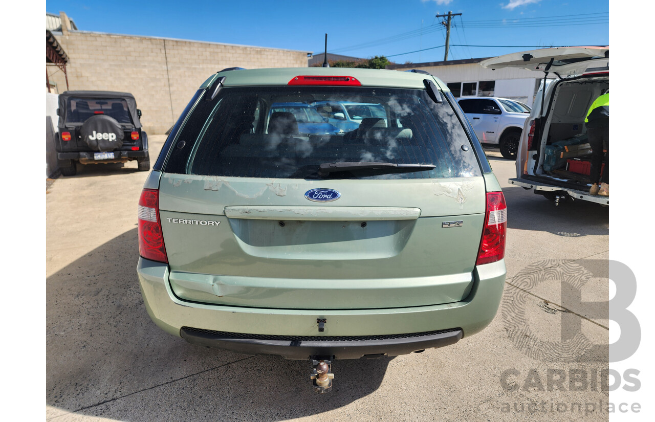 08/2007 Ford Territory TX (4x4) SY 4d Wagon Green 4.0L