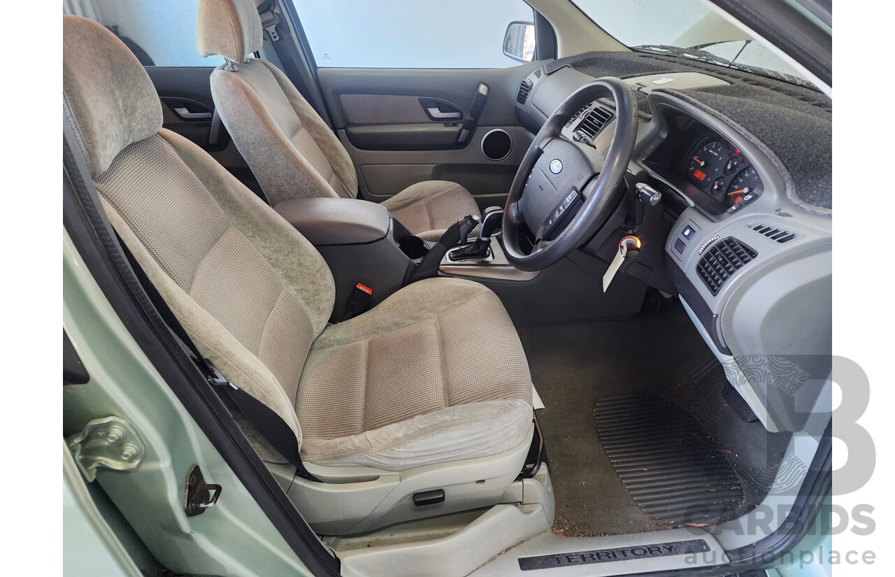 08/2007 Ford Territory TX (4x4) SY 4d Wagon Green 4.0L