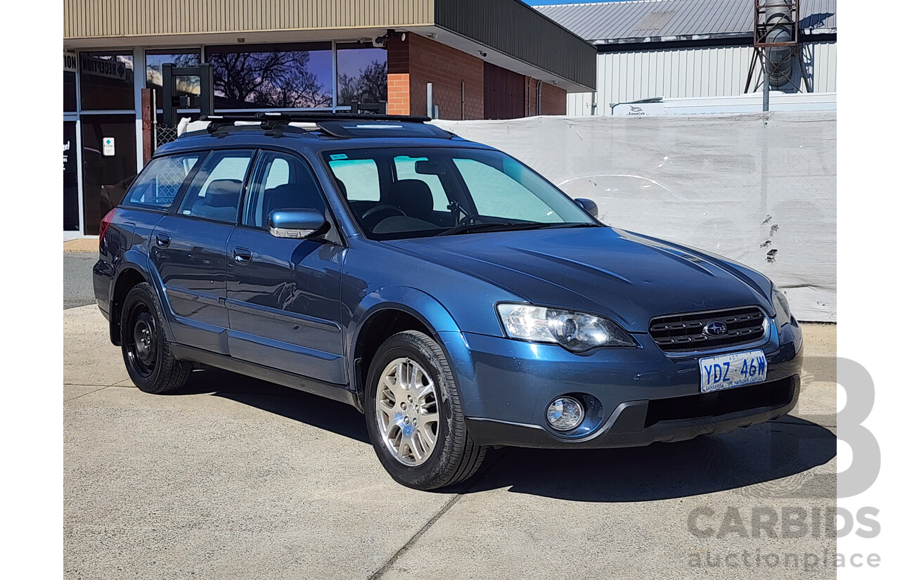 09/2005 Subaru Outback 2.5i Safety MY05 4d Wagon Blue 2.5L