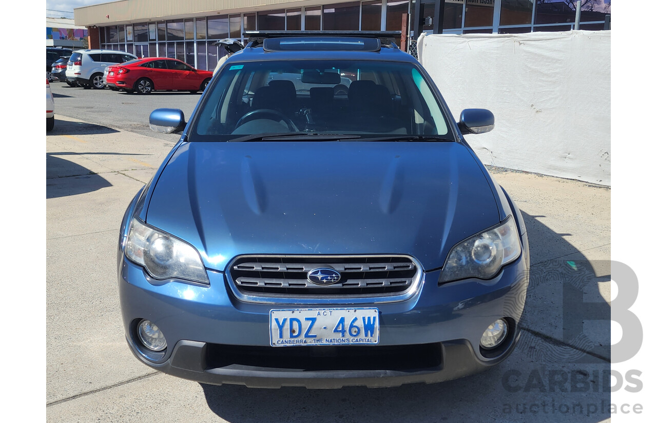 09/2005 Subaru Outback 2.5i Safety MY05 4d Wagon Blue 2.5L
