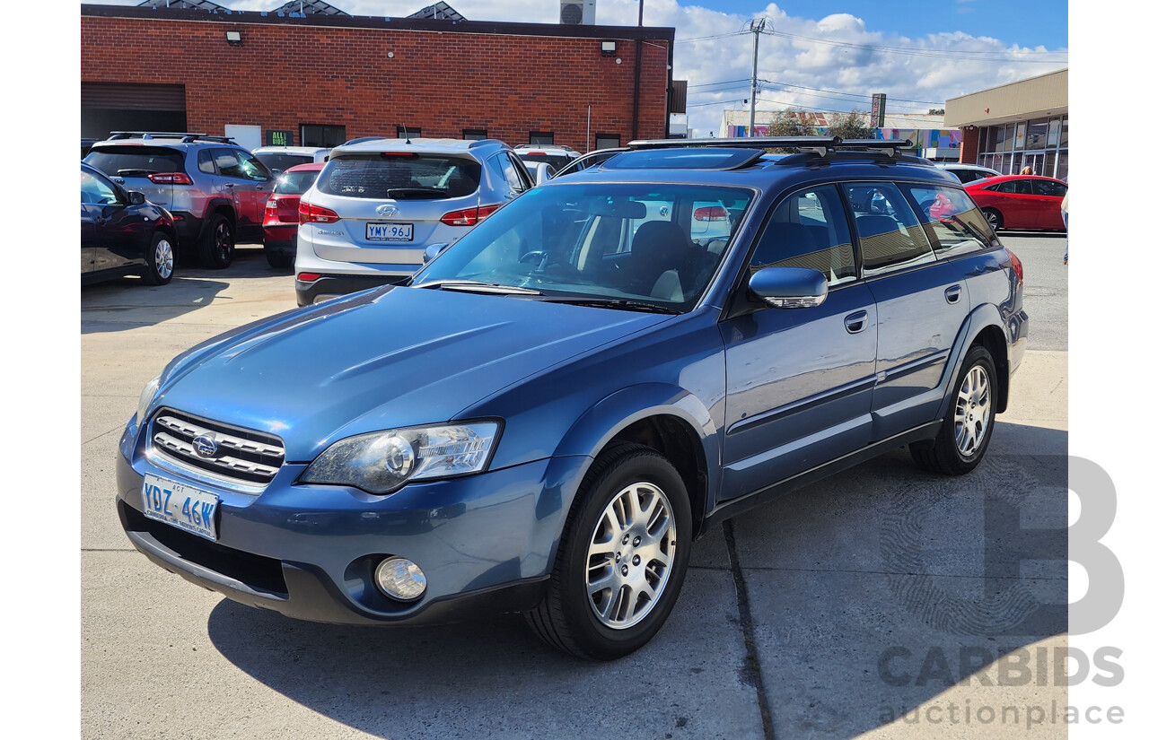 09/2005 Subaru Outback 2.5i Safety MY05 4d Wagon Blue 2.5L
