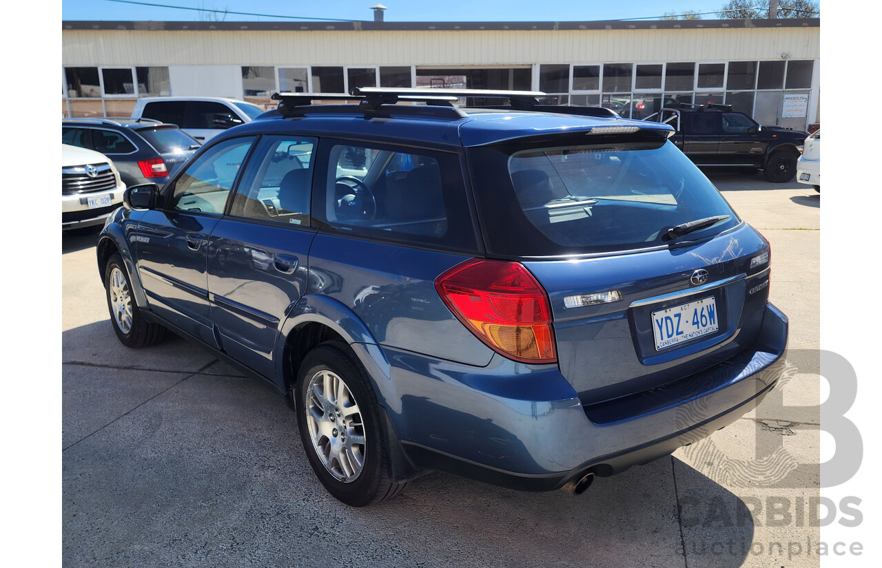 09/2005 Subaru Outback 2.5i Safety MY05 4d Wagon Blue 2.5L
