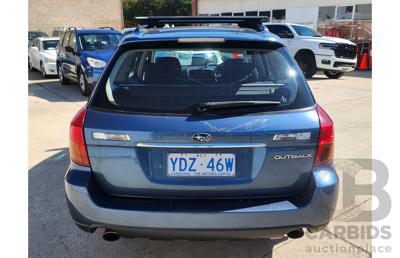 09/2005 Subaru Outback 2.5i Safety MY05 4d Wagon Blue 2.5L