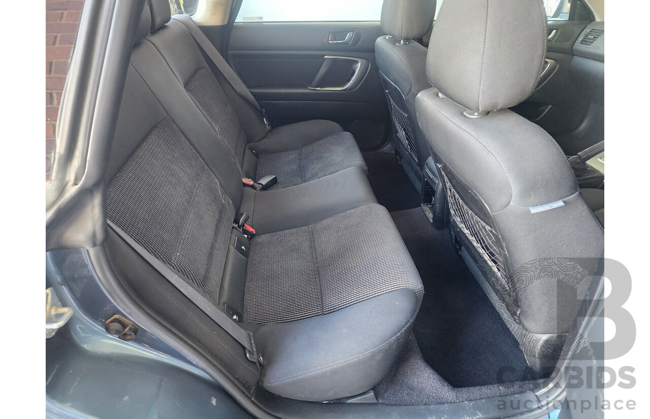 09/2005 Subaru Outback 2.5i Safety MY05 4d Wagon Blue 2.5L