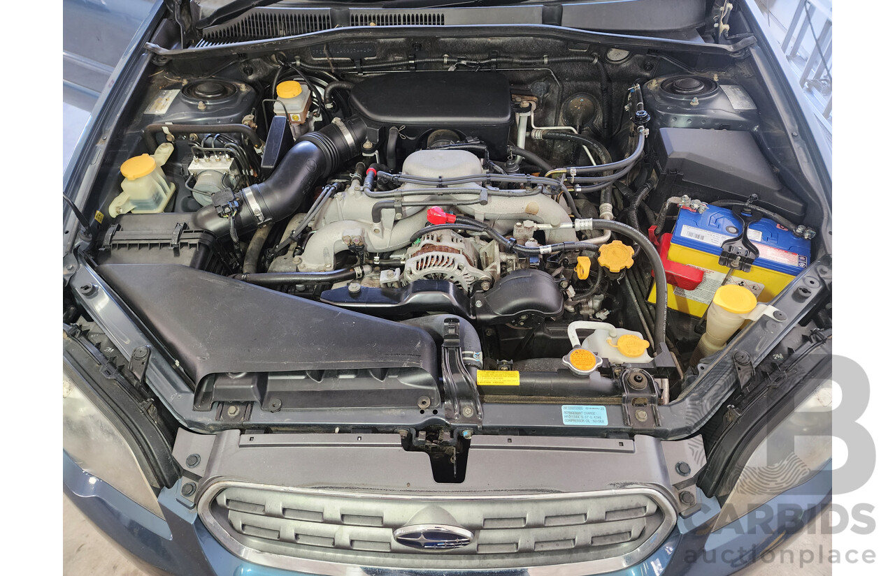 09/2005 Subaru Outback 2.5i Safety MY05 4d Wagon Blue 2.5L
