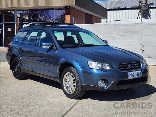 09/2005 Subaru Outback 2.5i Safety MY05 4d Wagon Blue 2.5L
