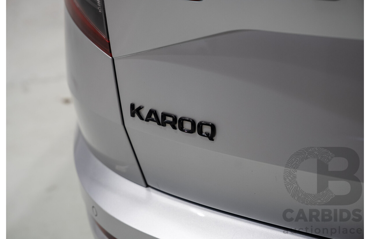 07/2020 Skoda Karoq 140TSI Sportline (4x4) NU MY20 4D Wagon Silver Turbo 2.0L