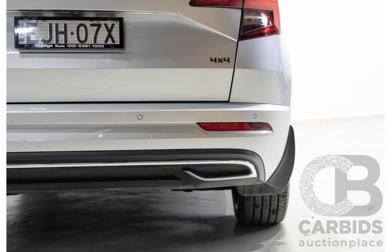 07/2020 Skoda Karoq 140TSI Sportline (4x4) NU MY20 4D Wagon Silver Turbo 2.0L